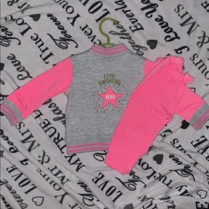 Little superstar hero jacket and sweat pant set!